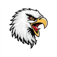 Eagle head illustration