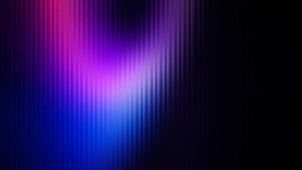 Abstract vertical glowing light streaks in vibrant pink purple and blue hues against a dark background