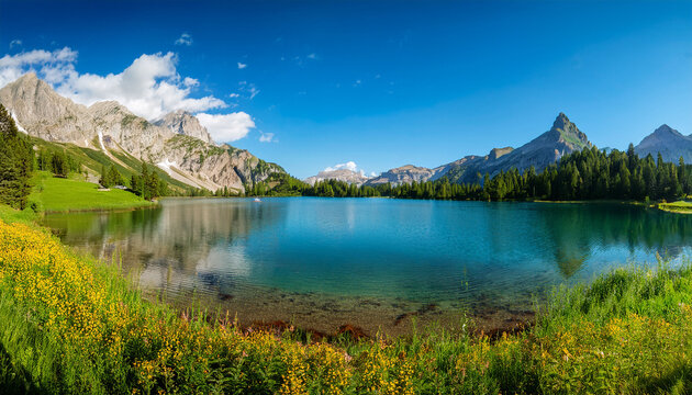 Avrig Lake Panorama