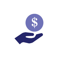 income icons. simple colored vector illustation