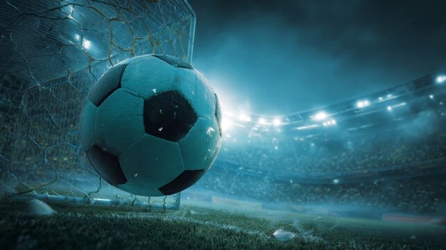 soccer ball on grass