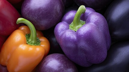 Bright and Colorful Peppers Celebrate World Vegan Day With Fresh Produce in Vibrant Hues