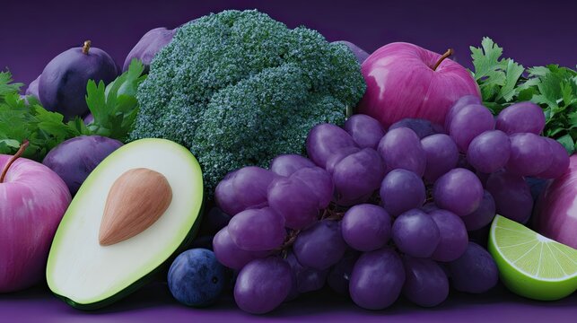 Colorful Fruits and Vegetables Celebrating World Vegan Day With Vibrant and Fresh Produce - Powered by Adobe