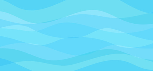 Abstract blue background features soft, overlapping wave patterns creating a calming and serene visual, reminiscent of water with varying shades of light blue