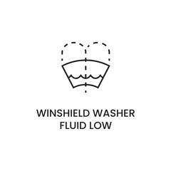 Windshield Washer Fluid Low Level Indicator