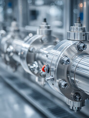 Obraz premium Close-up of Luxurious and modern industrial equipment
