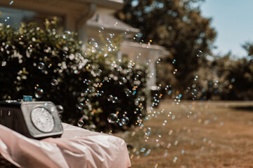 Birthday party bubbles