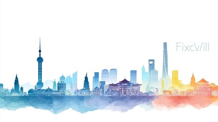 Obraz premium new york city skyline