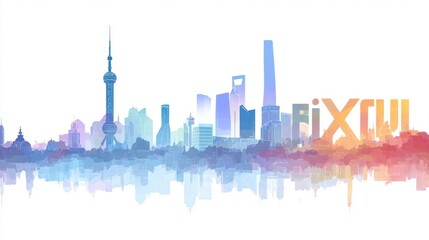 Obraz premium new york city skyline