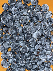 Close-Up of Fresh Blueberries in Bowl