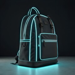 travel bag on white background