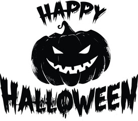 Halloween and pumpkin vector