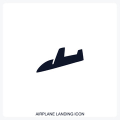 Airplane Landing Icon