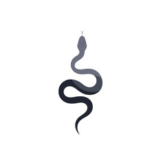 Mystic Serpent Illustration A Striking Emblem of Transformation and Grace