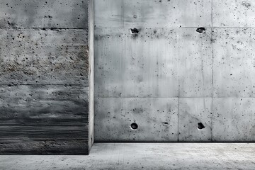 Modern concrete wall texture showcasing industrial design and minimalistic style.