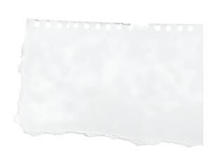 Obraz premium A textured piece of torn white paper with a rough edge, ideal for creative backgrounds and designs.