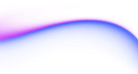 Vibrant smooth gradient in pink and blue, a dynamic fluid shape with a transparent background
