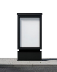 Empty billboard or sign board or signage for poster, digital sign or advertising mockup.
