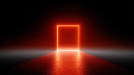 An illuminated square opening, emanating an otherworldly glow, set against a dark and enigmatic backdrop. A striking interplay of light and shadow creates a sense of mystery and allure.