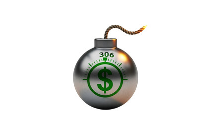 Money Bomb with Timer and Dollar Sign