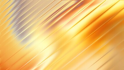 Abstract Gold Yellow Iridescent Rippled Surface With Diagonal Lines background texture