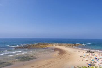 Playa de Amio near Pechon, Val de San Vicente, Cantabria, Spain