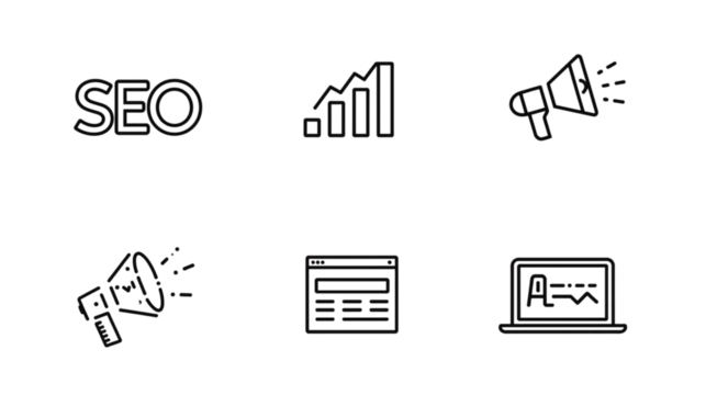 set of icons for web
