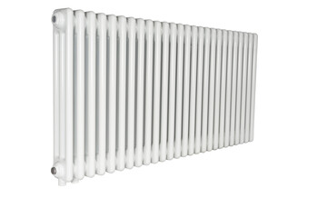 heating radiator isolated on white