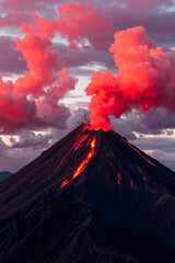 Crimson Fires of the Volcanic Realm