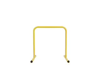 Yellow hurdle isolated on transparent background