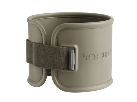 Blood flow restriction cuff isolated on transparent background