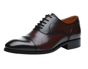 Elegant black leather dress shoe with sleek design and polished finish, perfect for formal occasions and events.