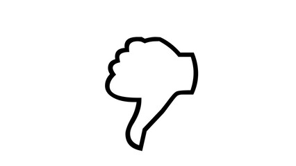 Peace sign hand vector icon on a white background, a symbol of love and peace