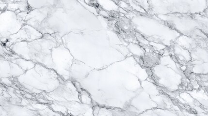 Obraz premium This polished white marble features intricate gray veining, perfect for enhancing modern interiors, countertops, floors, and decorative accents.