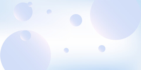Light BLUE vector pattern with spheres. Abstract illustration with colored bubbles in nature style. Completely new template for your brand book