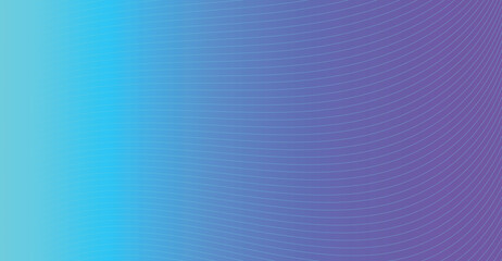 Futuristic abstract background with smooth blue to purple gradient and curved line pattern. Perfect for technology, AI, digital innovation, presentation templates, and modern web design.