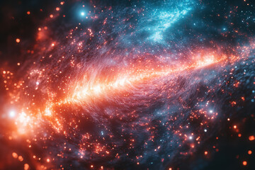 Black hole at center of galaxy.