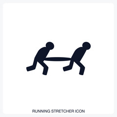 Running Stretcher Icon