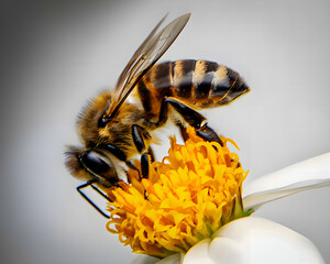 Abeja en la flor  © David(Sheldo)