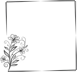 floral background with place for text