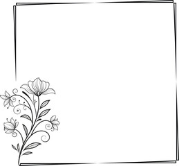 floral background with place for text