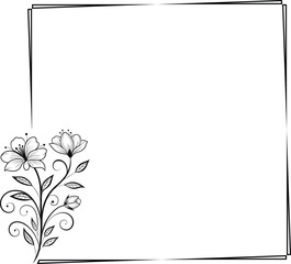 floral background with place for text