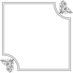 vector frame for text