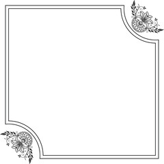 vector frame for text