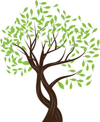 Fototapeta premium modern tree logo