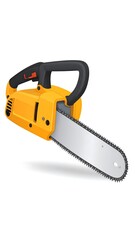 Naklejka premium Illustration of a chainsaw