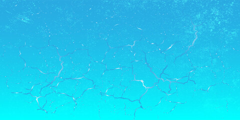 Blue cracked texture vector background with subtle halftone dots and gradient effect, ideal for grunge designs, creative posters, digital art, or modern abstract projects.
