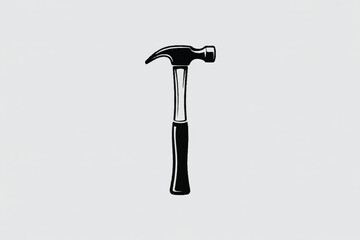 Hammer Silhouette Vector — High-Quality Black Icon