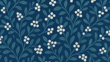 Elegant botanical pattern design