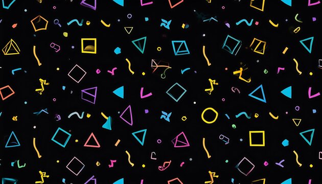 Abstract geometric pattern with vibrant colors (2)